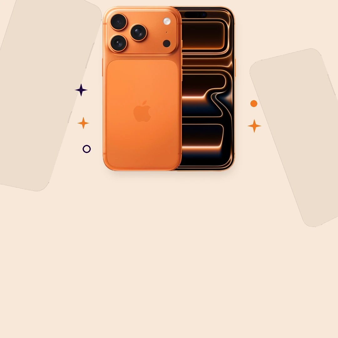 Kozmik turuncu Apple iPhone 17 Pro