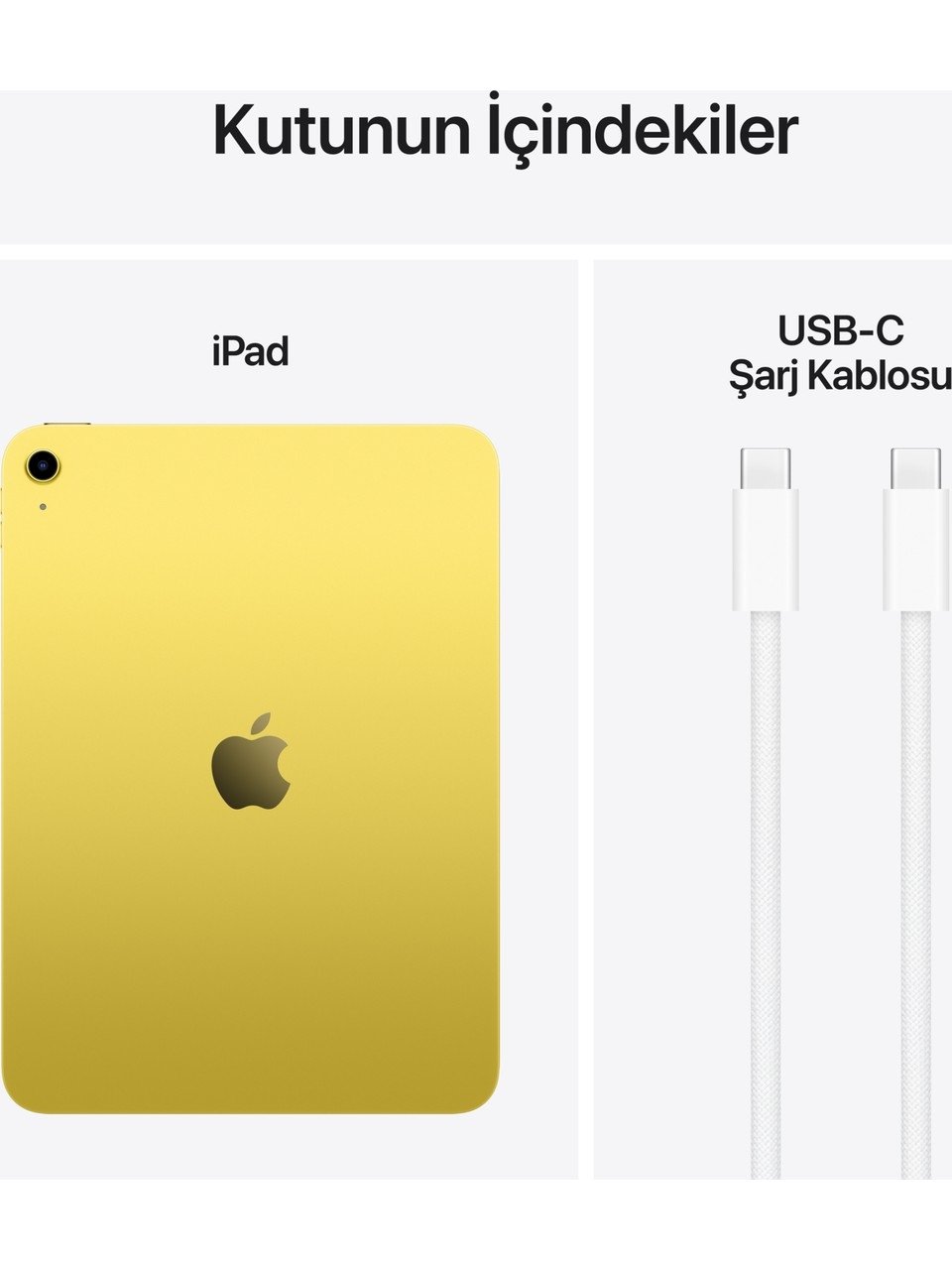 Apple iPad A16 11 inç 128 GB Wi-Fi - Sarı Tablet